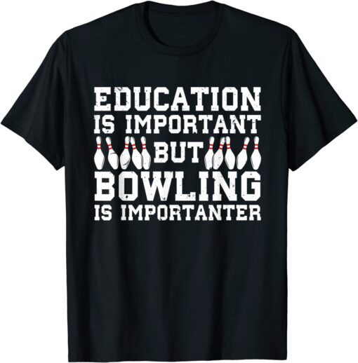 Bowling Lover Pin Target Bowlers T-Shirt