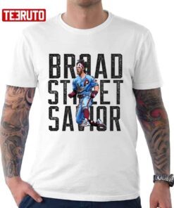 Broad Street Savior Bryce Harper Tee Shirt