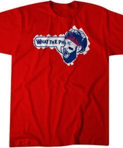 Bryce Harper: What The Ph*** Face Tee Shirt