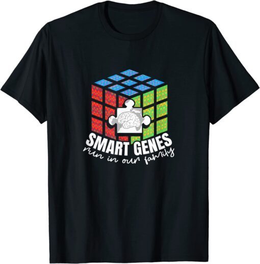 Cheerful Cube Of Motivational Smartness Saying Tee Shirt