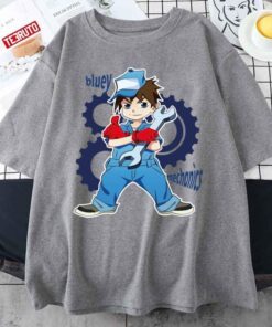 Chibi Bluey Mechanics Tee shirt