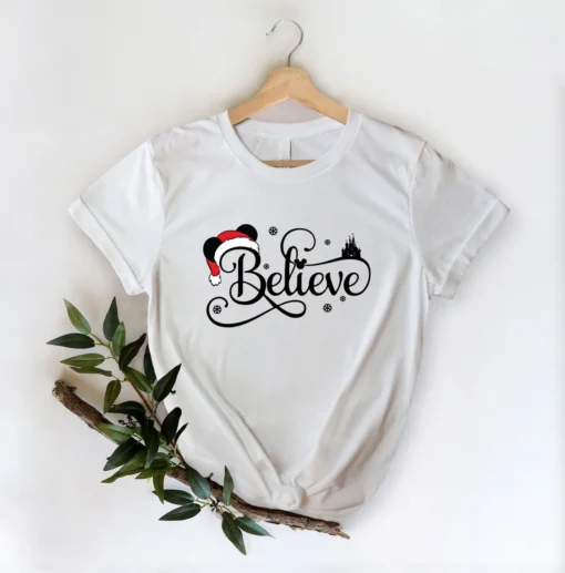 Christmas Believe Tee Shirt