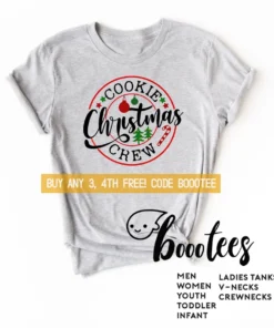 Christmas Cookie Crew Matching Family Pajamas Tee shirt