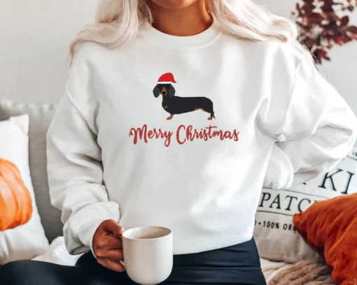 Christmas Dachshund Tee Shirt