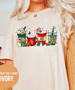 Christmas Latte Coffee Tee Shirt