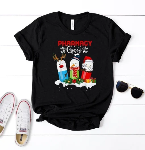 Christmas Pharmacy Tech Tee Shirt