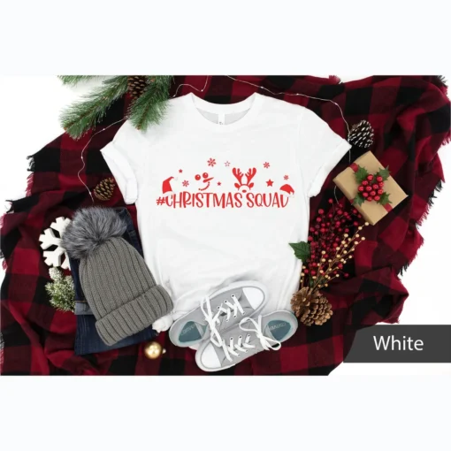 Christmas Squad ,Santa Squad Tee Shirt
