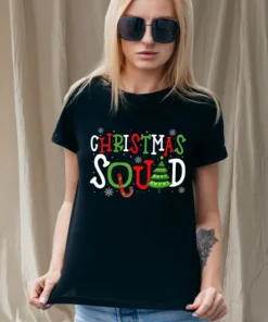 Christmas squad matching family pajama Tee Shirt