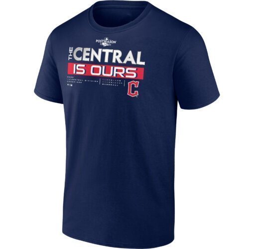 Cleveland Guardians 2022 Division Champions Locker Room Tee Shirt