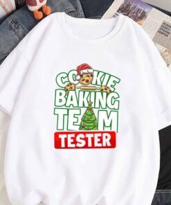 Cookie Baking Crew Shirt Christmas Cookie Baking Team Tester Tee Shirt