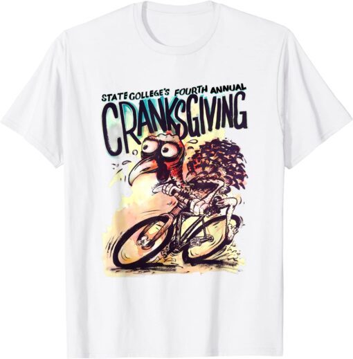 Cranksgiving State College PA 4th Annual Event Tee Shirt