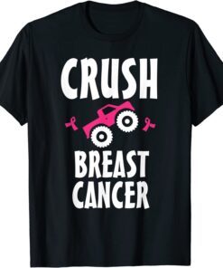 Crush breast cancer Awareness pink ribbon Tee Shirt