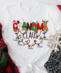 Custom Christmas Grandma Claus 2022 Shirt