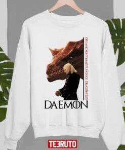 Daemon Targaryen And Caraxes House Of The Dragon Art Tee Shirt