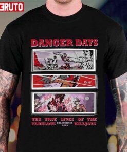 Danger Days My Chemical Romance The True Lives Vintage Comic Tee shirt