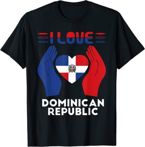 De Republica Dominicana Latina Traditional Dominican Tee Shirt