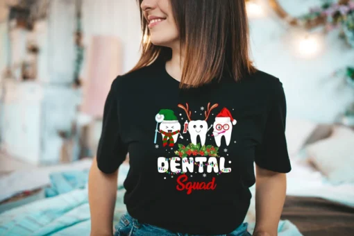 Dental Squad Christmas Tee Shirt