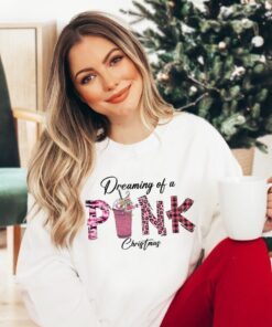 Dreaming of Pink Christmas Tee Shirt