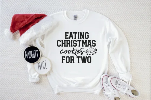 Eating Christmas Cookies for Two Tee Shirt