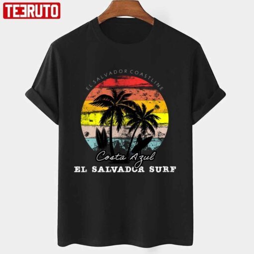 El Salvador Playas Surf City El Sunzal La Libertad Salvadorian Tee Shirt