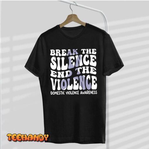 End The Violence Domestic Violence Awareness Tee Shirt