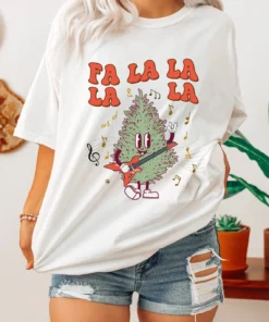 Fa La La La Festive Christmas Tee Shirt