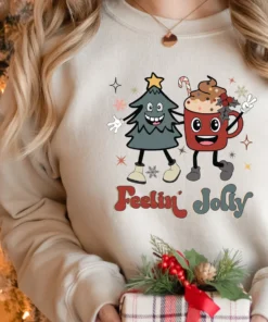 Feelin Jolly Christmas Tee Shirt