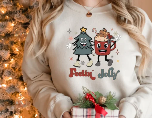 Feelin Jolly Christmas Tee Shirt