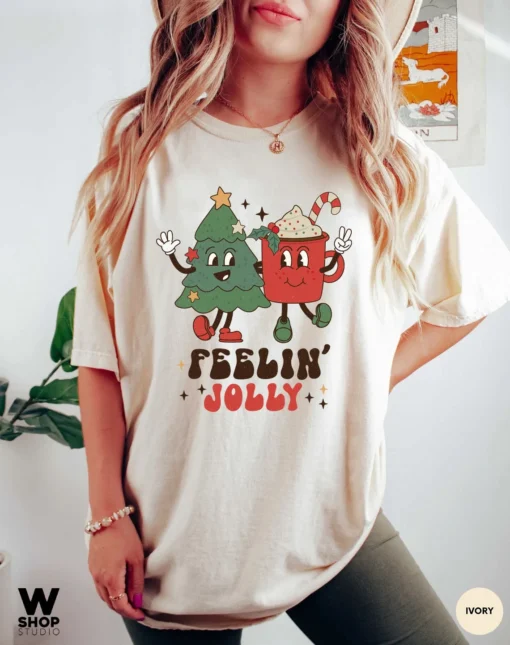 Feeling Jolly Christmas Tee Shirt