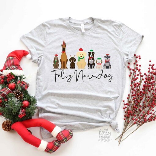 Feliz Navidog Christmas T-Shirt