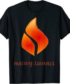 Fire Candle Light Happy Diwali Festival of Light Tee Shirt