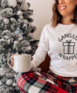 Gangsta Wrapper Christmas Tee shirt