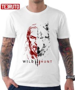Geralt The Witcher Wild Hunt Henry Cavill Minimalist Tee shirt