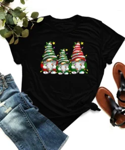 Gnome For The Holidays Christmas Gnome Tee Shirt