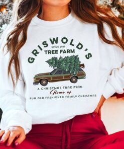 Griswold's tree farm top, Fun Old Fashioned Family Christmas Tee Shirt