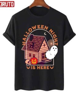 Halloween Night Is Here Theme Tee Shirt
