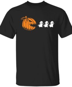 Halloween pumpkin pacman ghost Tee shirt