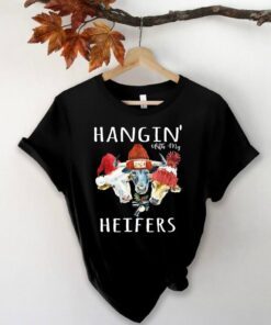 Hangin With My Heifers Christmas Tee Shirt