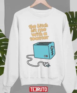 Hit Me With A Toaster Scrooged Inspired Tee Shirt