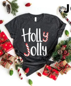 Holly Jolly Merry Christmas Tee Shirt
