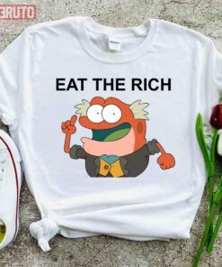 Hop Pop Says Eat The Rich Amphibia Tee shirt