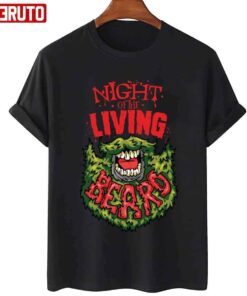 Horror The Night Of The Living Beards Tee Shirt