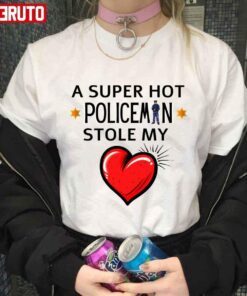 Hot Policeman Stole My Heart Tee shirt