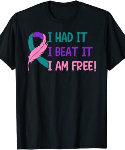 I Had It Beat It I'm Free Thyroid Cancer Awareness Tee Shirt