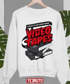 I Have Some Video Tapes To Return American Psycho Art T-Shirt