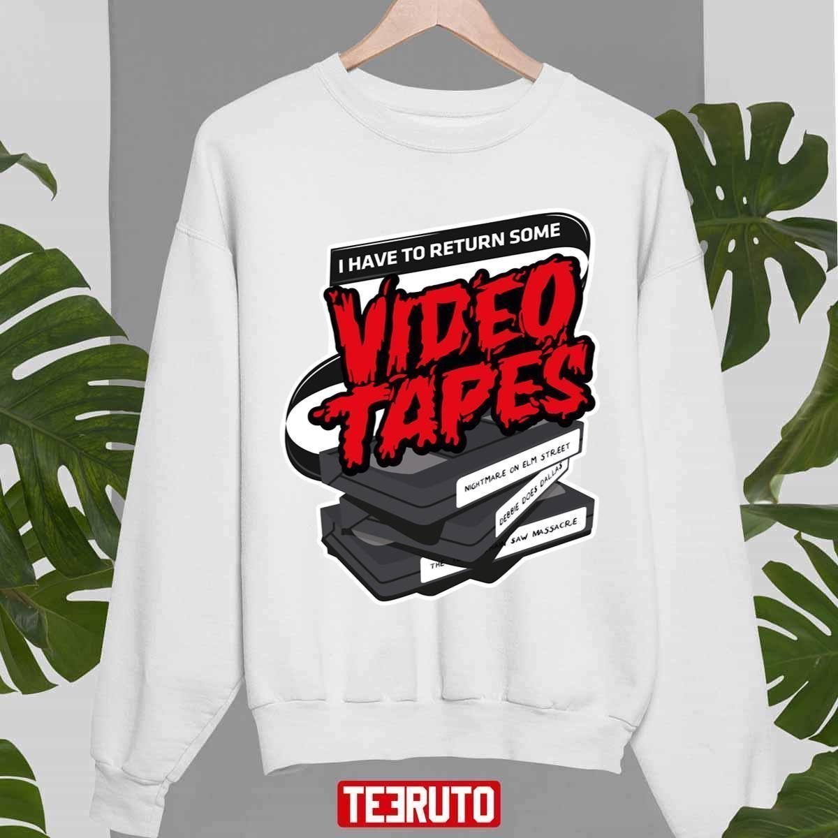 I Have Some Video Tapes To Return American Psycho Art Tee Shirt I Have Some Video Tapes To Return American Psycho Art T-Shirt
