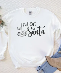 I Put Out For Santa Christmas Tee Shirt