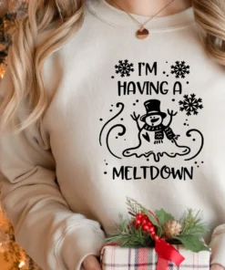 I'm Having Melting Down Christmas Tee Shirt