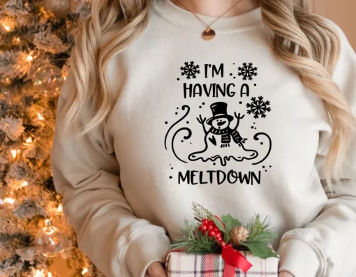 I'm Having Melting Down Christmas Tee Shirt