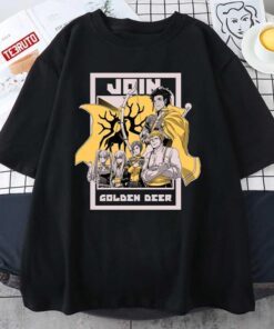 Join Golden Dear Fire Emblem Artwork Design Tee shirt